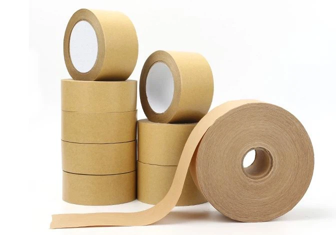 Environmental Brown Kraft Tape Custom Printed Kraft Paper Tape