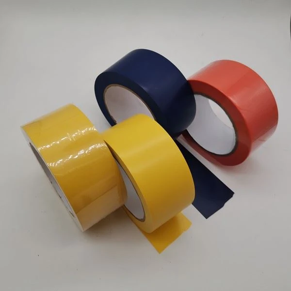 Colourfull Pvc Floor Marking Tape Orange Blue Colour